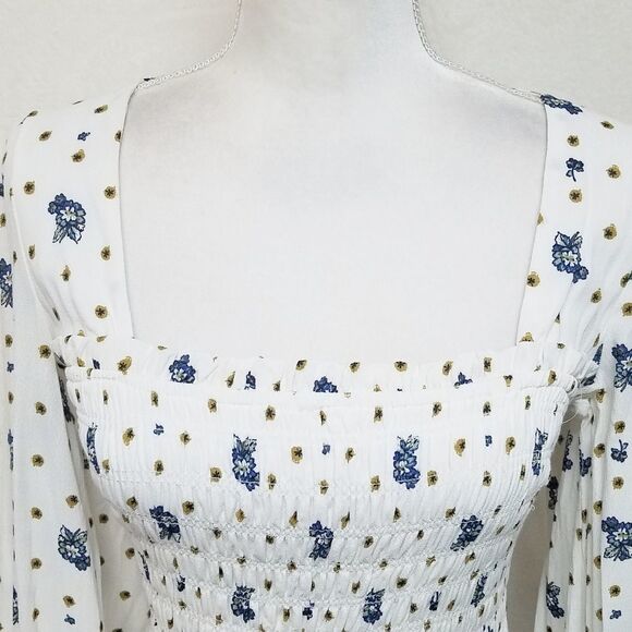 FREE People Two Faces Ruched Waist Mini Dress - Picture 3 of 16